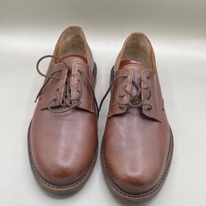 Mephisto Chestnut Leather Men's Oxfords (lot